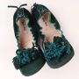 Miu Pre-owned Suede flats Green Dames - Thumbnail 3