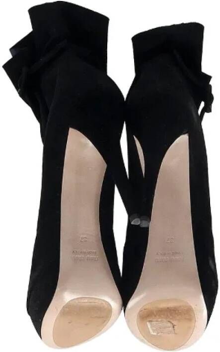 Miu Pre-owned Suede heels Black Dames