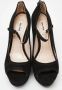 Miu Pre-owned Suede heels Black Dames - Thumbnail 3