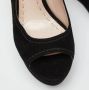 Miu Pre-owned Suede heels Black Dames - Thumbnail 8