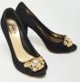 Miu Pre-owned Suede heels Black Dames - Thumbnail 3