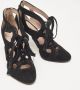 Miu Pre-owned Suede heels Black Dames - Thumbnail 4