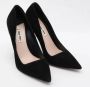 Miu Pre-owned Suede heels Black Dames - Thumbnail 3