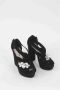 Miu Pre-owned Suede heels Black Dames - Thumbnail 3