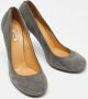 Miu Pre-owned Suede heels Gray Dames - Thumbnail 3