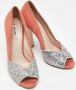 Miu Pre-owned Suede heels Orange Dames - Thumbnail 4