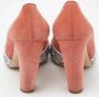 Miu Pre-owned Suede heels Orange Dames - Thumbnail 5