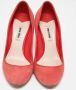 Miu Pre-owned Suede heels Pink Dames - Thumbnail 2