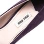 Miu Pre-owned Suede heels Purple Dames - Thumbnail 6