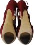 Miu Pre-owned Suede heels Red Dames - Thumbnail 5