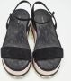 Miu Pre-owned Suede sandals Black Dames - Thumbnail 3