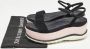 Miu Pre-owned Suede sandals Black Dames - Thumbnail 9