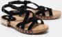 Miu Pre-owned Suede sandals Black Dames - Thumbnail 4