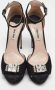 Miu Pre-owned Suede sandals Black Dames - Thumbnail 2