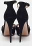 Miu Pre-owned Suede sandals Black Dames - Thumbnail 4