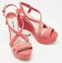 Miu Pre-owned Suede sandals Pink Dames - Thumbnail 4