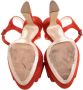 Miu Pre-owned Suede sandals Red Dames - Thumbnail 5
