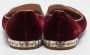 Miu Pre-owned Velvet flats Red Dames - Thumbnail 5