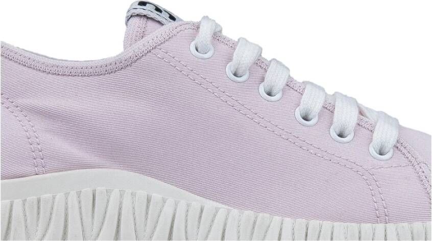 Miu Stoffen Veterschoenen voor Vrouwen Pink Dames