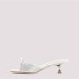 Miu Witte parel leren sandalen White Dames - Thumbnail 2