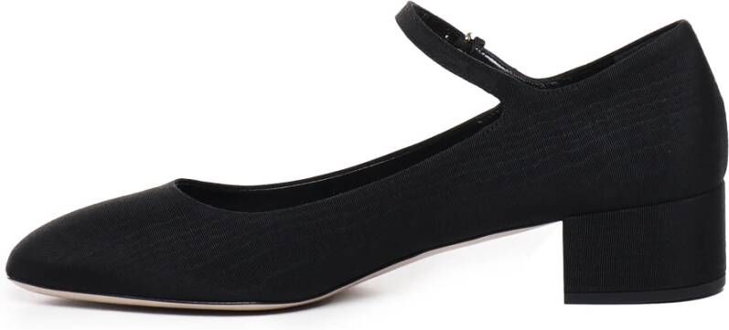 Miu Zwarte Hak Decollete Schoenen Black Dames