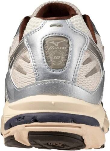 Mizuno Beige Zilver Wave Rider 10 Multicolor Heren