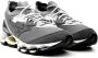 Mizuno Geperforeerde Leren en Stoffen Sneakers Gray Heren - Thumbnail 2