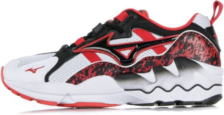 Mizuno Lage Herenschoen in Wit Zwart Rood Multicolor Heren