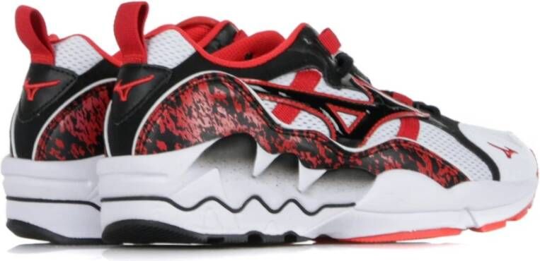 Mizuno Lage Herenschoen in Wit Zwart Rood Multicolor Heren