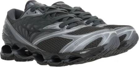 Mizuno Lage Sneakers met Metallic Details Black Heren