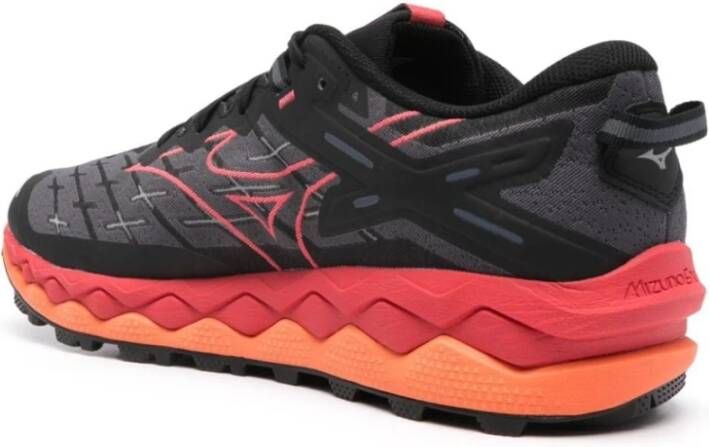 Mizuno Panelled Mesh Sneakers Zwart Multicolor Heren