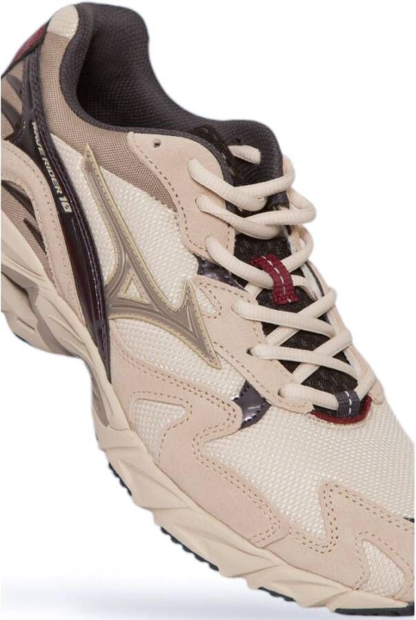 Mizuno Wave Rider 10 Obake Sneakers Beige Heren