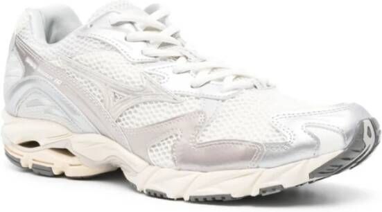 Mizuno Wave Rider Snow White Schoen Gray Heren