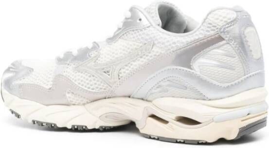 Mizuno Wave Rider Snow White Schoen Gray Heren