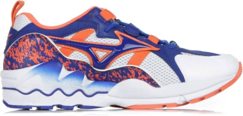 Mizuno Wit Blauw Heren Lage Schoen Multicolor Heren