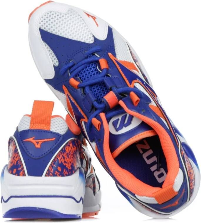 Mizuno Wit Blauw Heren Lage Schoen Multicolor Heren