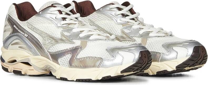 Mizuno Witte Sneakers met Wave Technologie Multicolor Heren