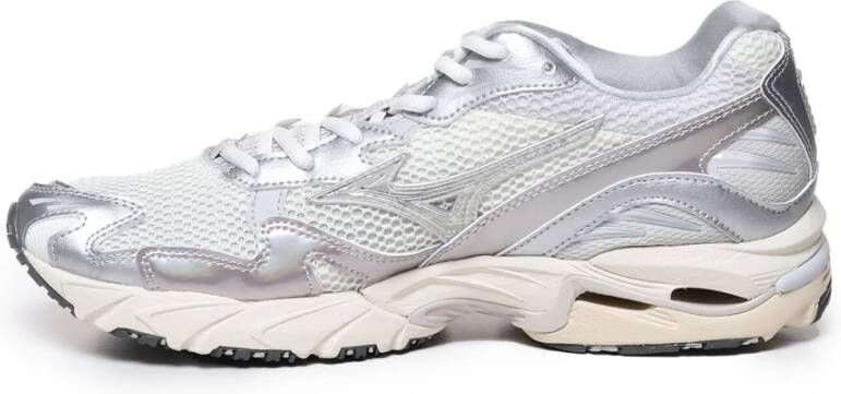 Mizuno Zilveren Sneakers met Wave Technologie Gray Heren