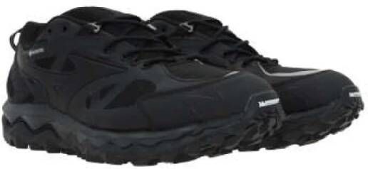 Mizuno Zwarte lage sneakers met rubberen details Black Heren