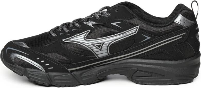 Mizuno Zwarte Sneakers met Logodetails Black Heren