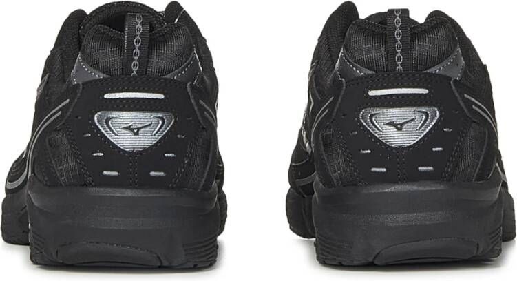 Mizuno Zwarte Sneakers met Vetersluiting Black Heren