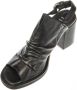 MJUS 862001 Sandalen verwelkomden T8 -band Zwart Dames - Thumbnail 4