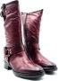 MJUS Bordeaux Laarzen Tronchetto Model Red Dames - Thumbnail 2