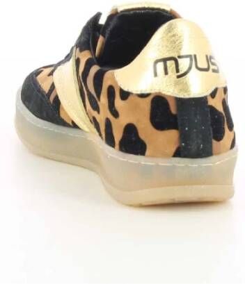 MJUS Bruine Damesschoenen Stijlvol Model Black Dames