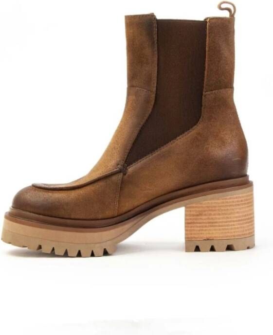 MJUS Chelsea Boots Beatles voor dames Brown Dames