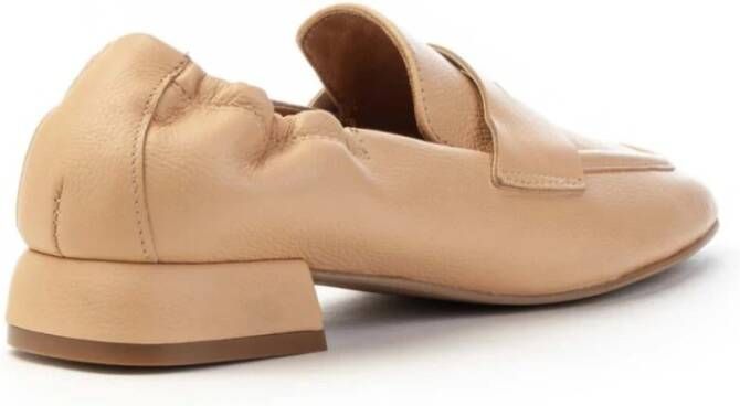 MJUS Elastische Leren Mocassin Damesschoen Beige Dames