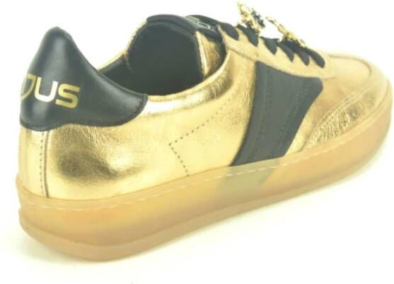 MJUS Goud Zwart Sneaker Yellow Dames