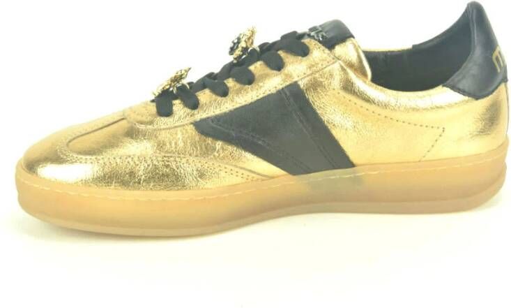 MJUS Goud Zwart Sneaker Yellow Dames