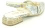 MJUS Grijs Print Dubbele Gesp Sandalen Beige Dames - Thumbnail 3