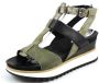 MJUS Groene Sandalen Green Dames - Thumbnail 3